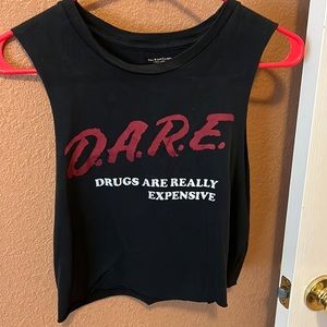 Funny DARE Crop Tank